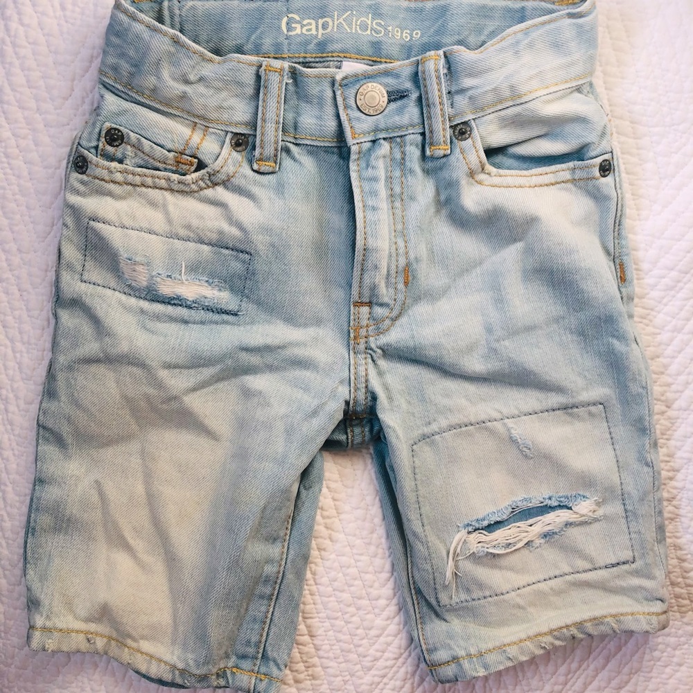 Gap Light Blue Denim Bermuda Shorts
